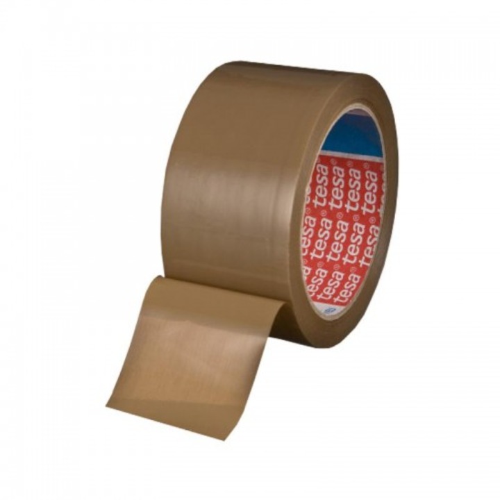 Banda Universala Pentru Inchiderea Cutiilor De Carton, 66mx75mm, Maro, Tesa