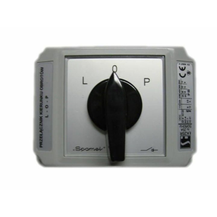 Превключвател с корпус, 25A (L-0-P)