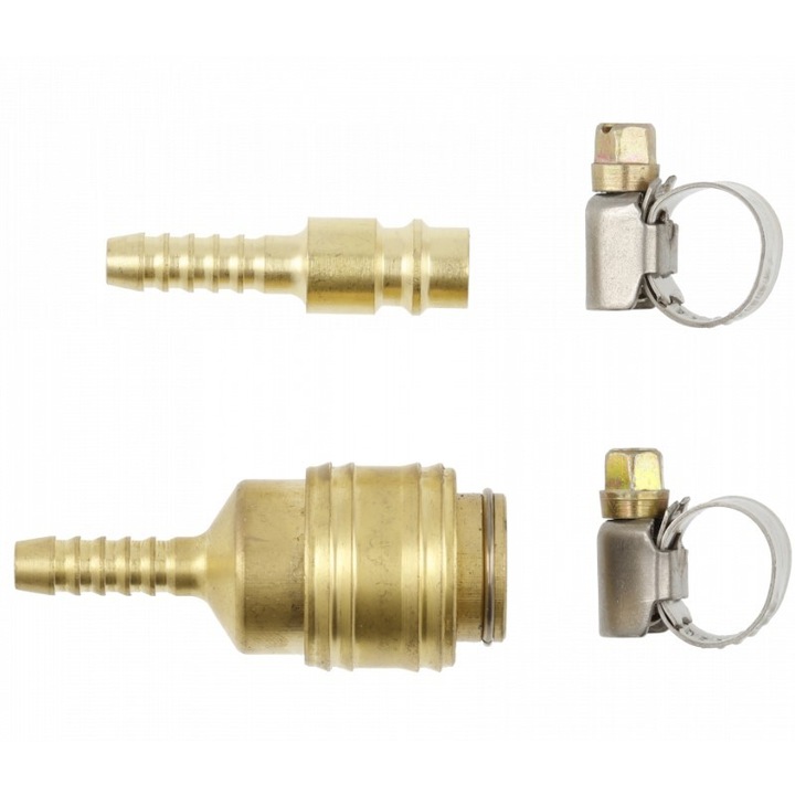 Conector furtun pneumatic, Hogert HT4R821, 1/4", 15 bar