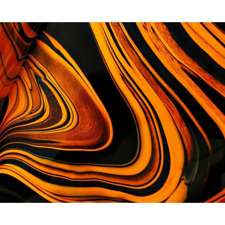 Panou sticla decorativa bucatarie 750x600 mm Abstract A73 contine silicon pentru aplicare