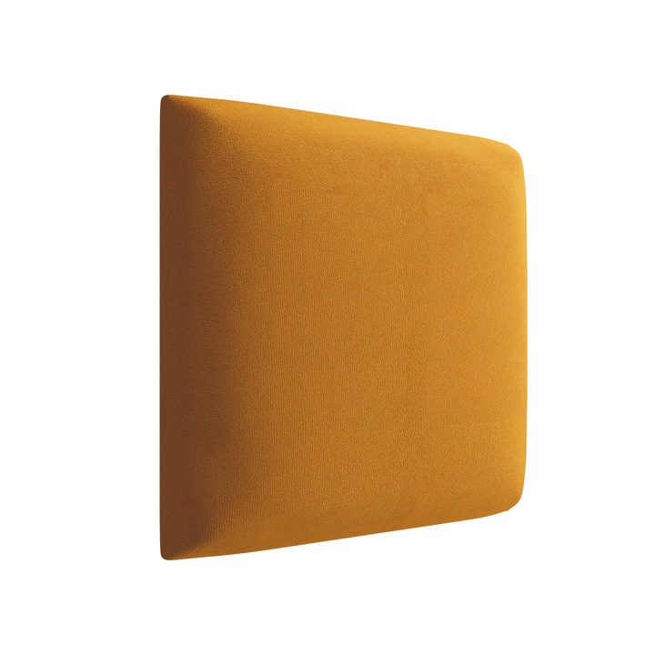 Panou tapitat pentru perete Pag, MIRJAN24, galben, 42x42 cm