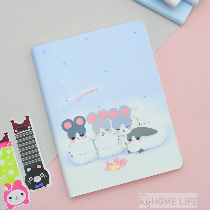 73722 Vonalas jegyzetfüzet Happy Moment A6 egér #4 kandalló