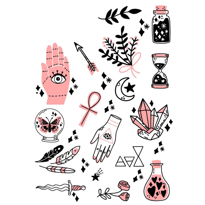 Dekoratív matrica - Misztikus - 50x70cm