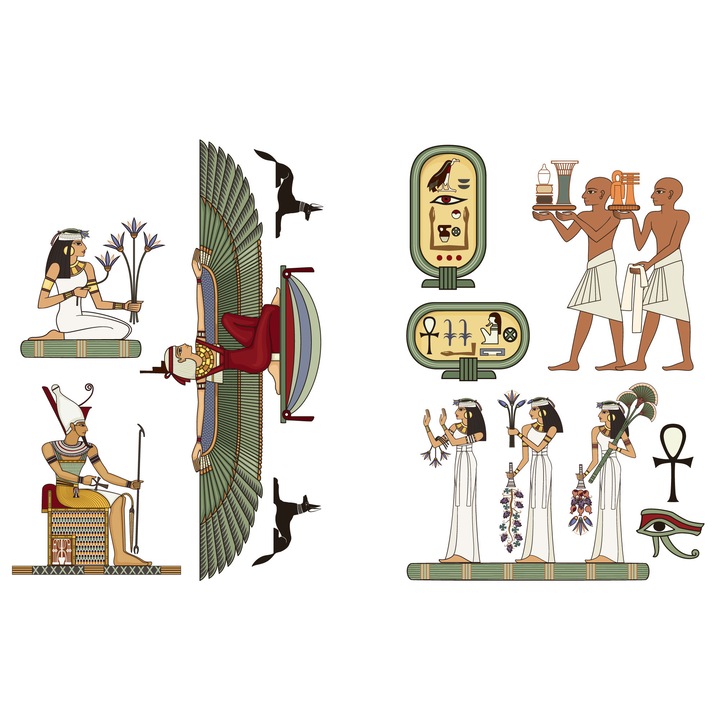 Sticker decorativ - Egipt - 2 buc. 50x70cm