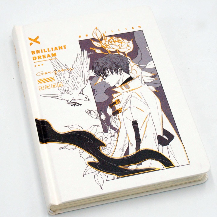 Jurnal Brilliant Dream, cu desene manga, 18,6 cm x 12,8 cm