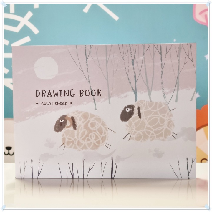 651 Vázlatfüzet rajzlap birka az erdőben