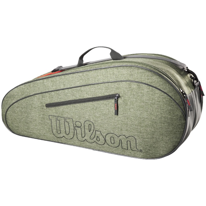 Чанта за тенис ракети Wilson TEAM 6, Зелен