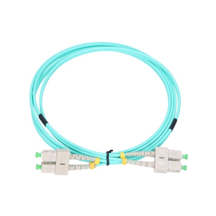 Patchcord Fibra Optica Sc/Apc-Sc/Apc Multi Mode OM3 Duplex 2M