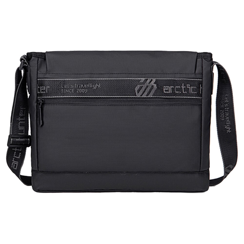 Geanta laptop 14 inch, rezistenta la apa, sistem fixare pe valiza, tip messenger ARCTIC HUNTER, K00528BK, Negru