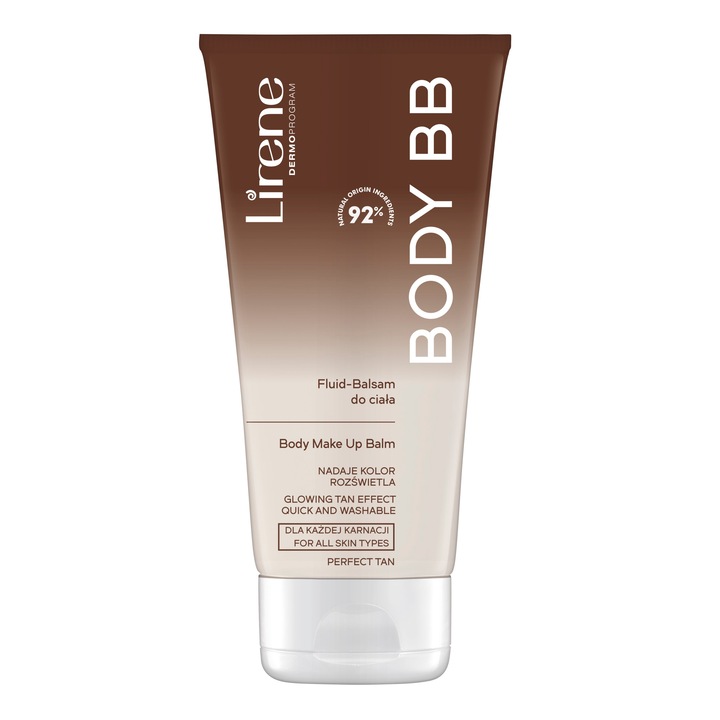 Автобронзант Lirene Perfect Tan, Балсам за тяло Body BB, 175мл