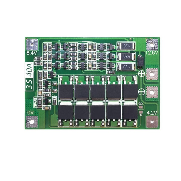 Placa de protectie, pentru baterii cu litiu, 40A, 3S