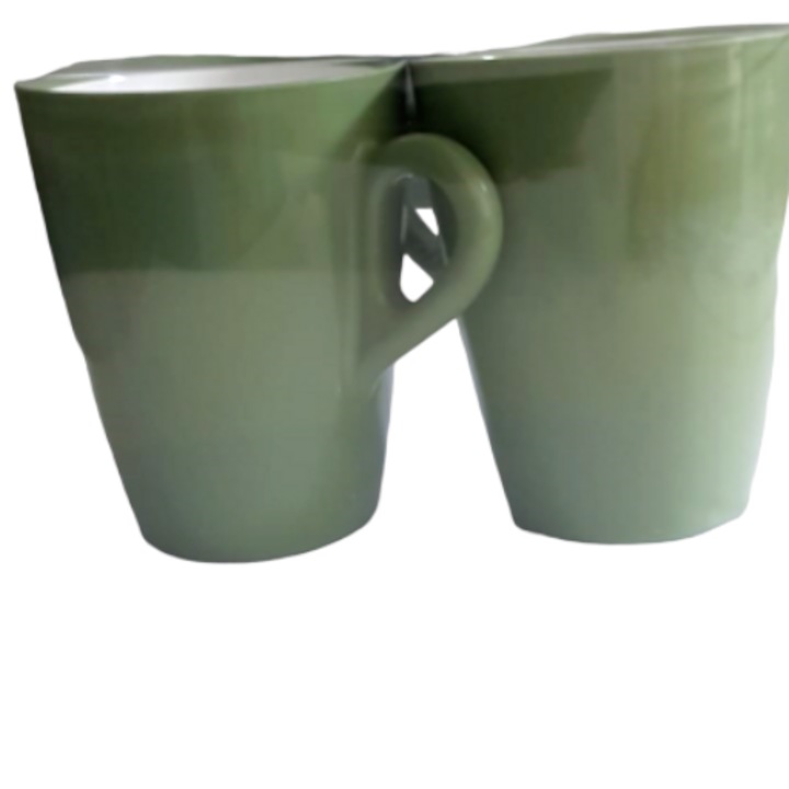 Set de 2 cani Eat Pop 11,8 x 8,5 x H11 cm 30cl fiecare - verde salvie