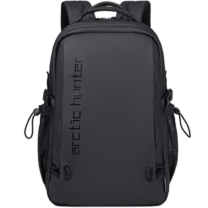 Rucsac smart unisex, compartiment pentru laptop 15.6 inch, Arctic Hunter B00530BK Negru