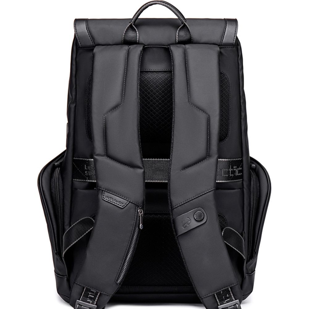 Rucsac laptop 15.6 inch, port USB, si USB-C, rezistent la apa, buzunar antifurt, buzunare laterale izolate termic ARCTIC HUNTER, B00428BK, Negru