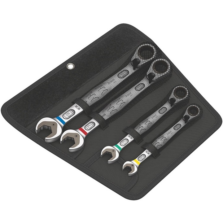 Set de 4 chei combinate fixe-inelare, 10-19mm, Wera Joker Switch 4 Set 1