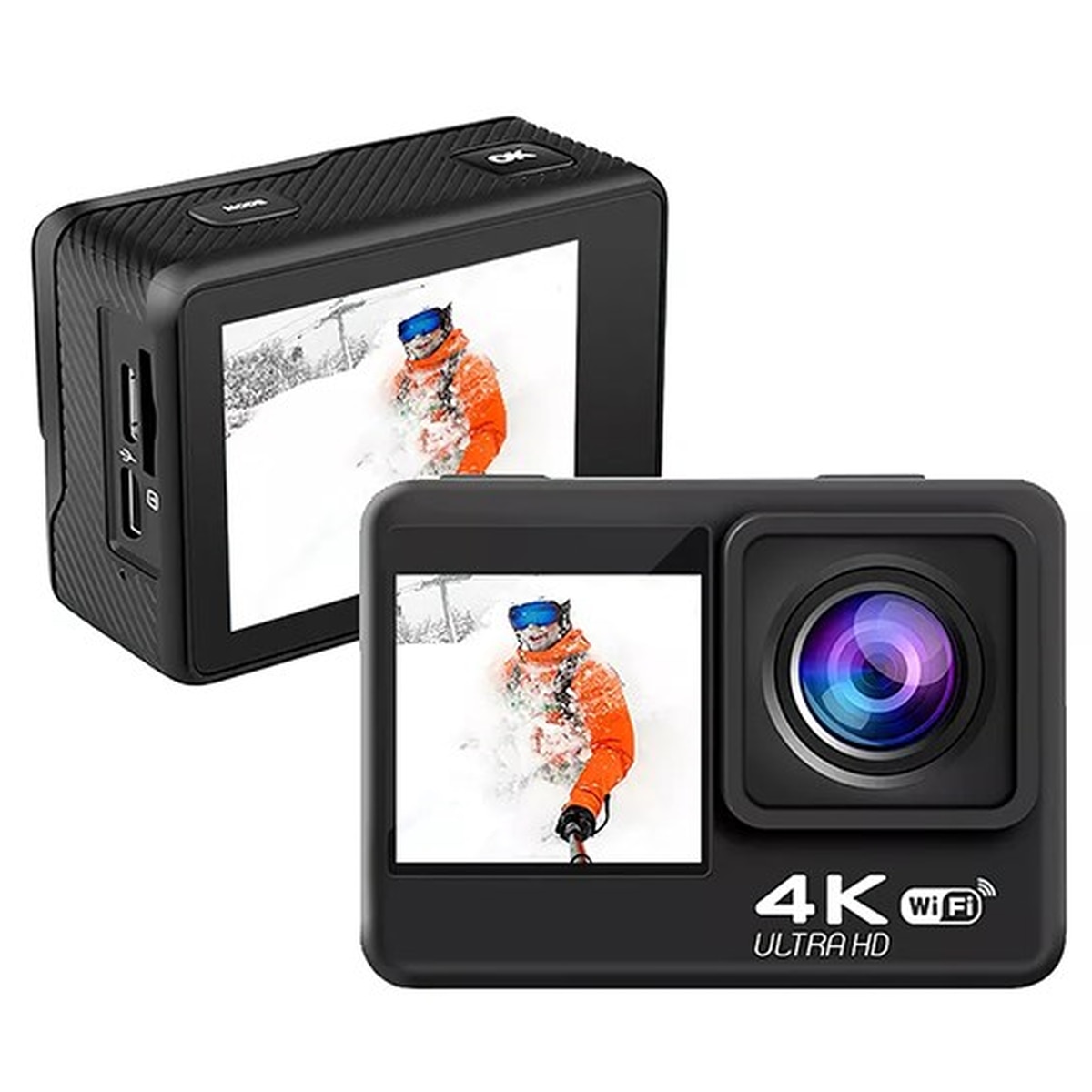 IdealStore Action Cam24 akciókamera, 24 MP, WiFi kapcsolat, 4K ultra HD ...
