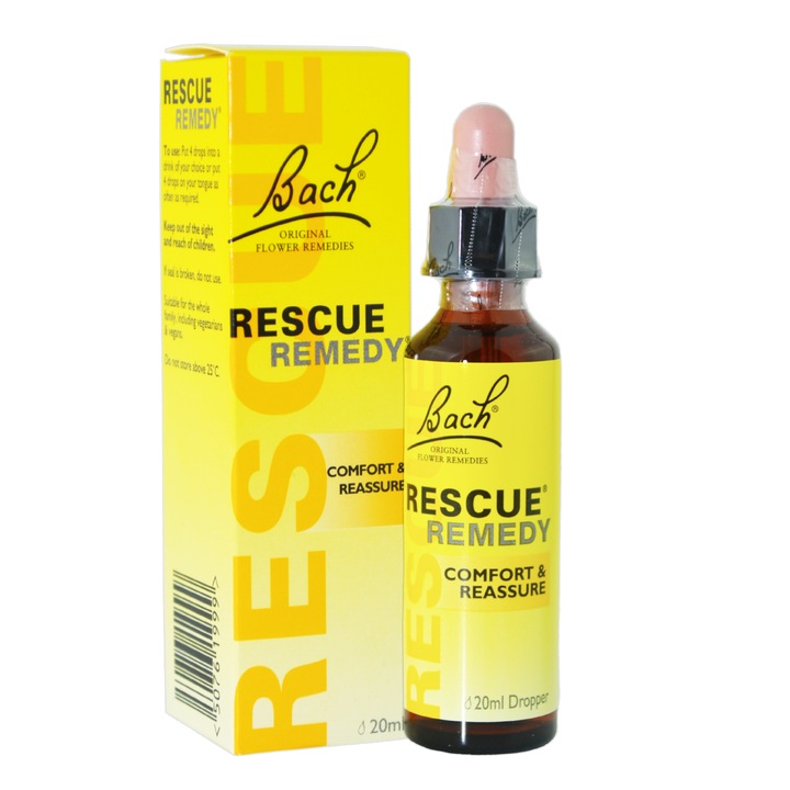 BACH ORIGINALS FLOWER REMEDIES, Rescue Remedy Picaturi 20ml