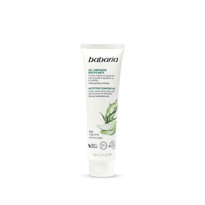 Gel demachiant pentru ten, Babaria Aloe Vera, 150 ml