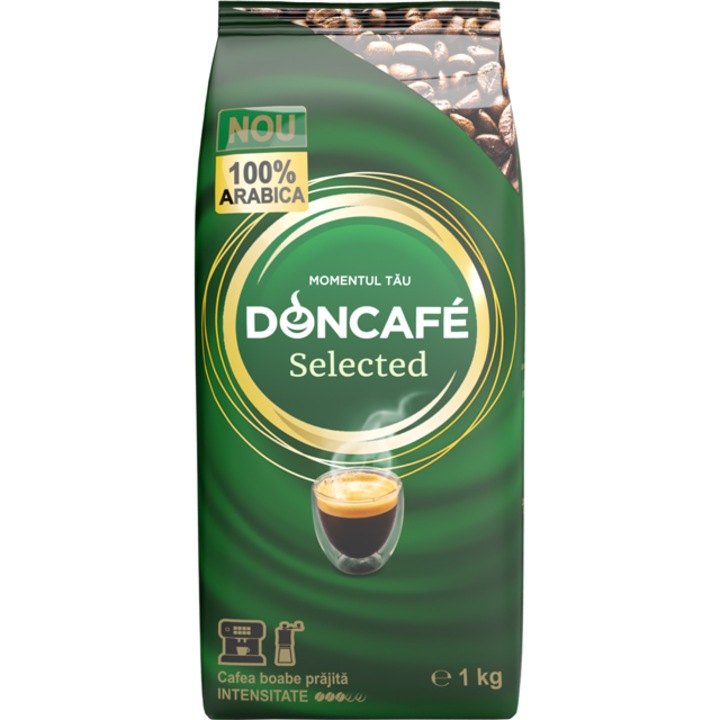 Cafea Boabe Doncafe Selected, 100% Arabica, 1 Kg