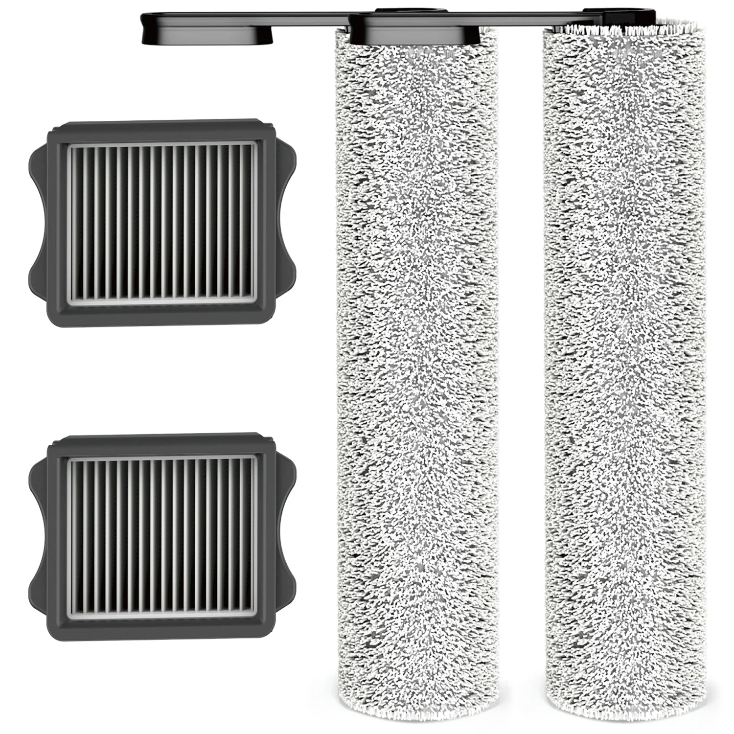 Kit de schimb Rola Perie si Filtru HEPA (2+2 buc.) compatibil cu Tineco Aspirator vertical Floor One S5 Extreme