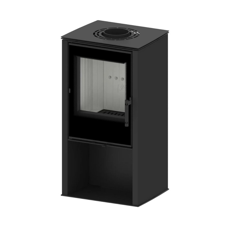 Soba pe lemne, Hitze Lupo S, 6.6 kW, otel si samota