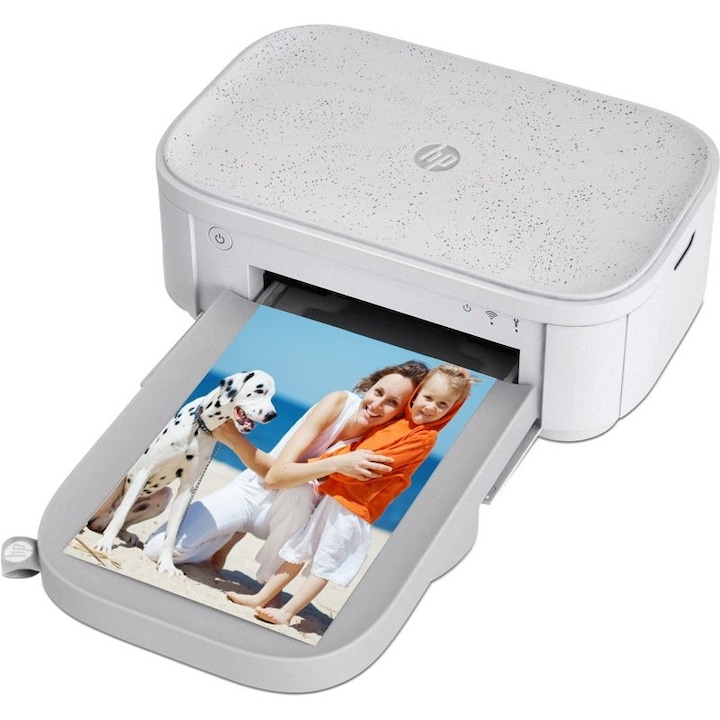 Фотопринтер HP SPROCKET STUDIO PLUS за телефон, WiFi, 10x15, бял