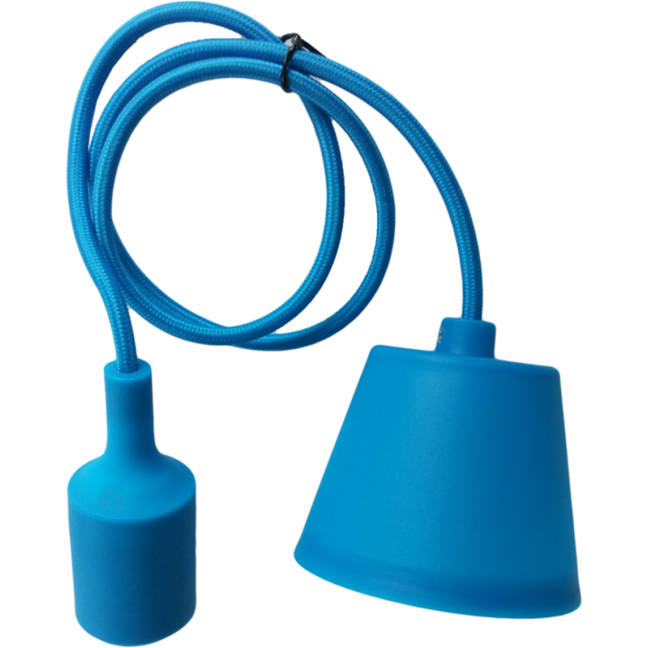 Lampa suspendata viola albastra, e27