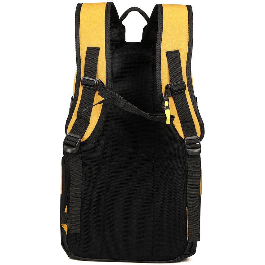 Rucsac Adventure, Iggy, 1 compartiment principal, 1 buzunar frontal, 4 buzunare laterale, nylon, 50x31x24.5cm, galben