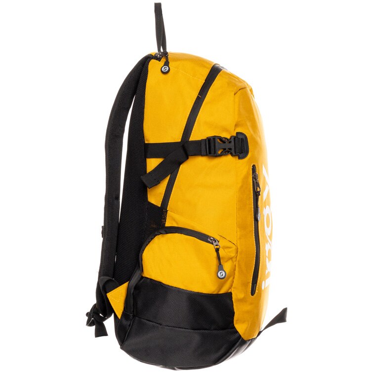 Rucsac Adventure, Iggy, 1 compartiment principal, 1 buzunar frontal, 4 buzunare laterale, nylon, 50x31x24.5cm, galben