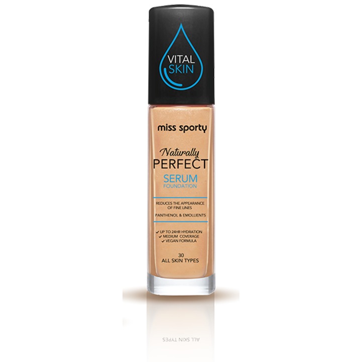 Fond de ten Serum Miss Sporty Naturally Perfect 30, 30 ml