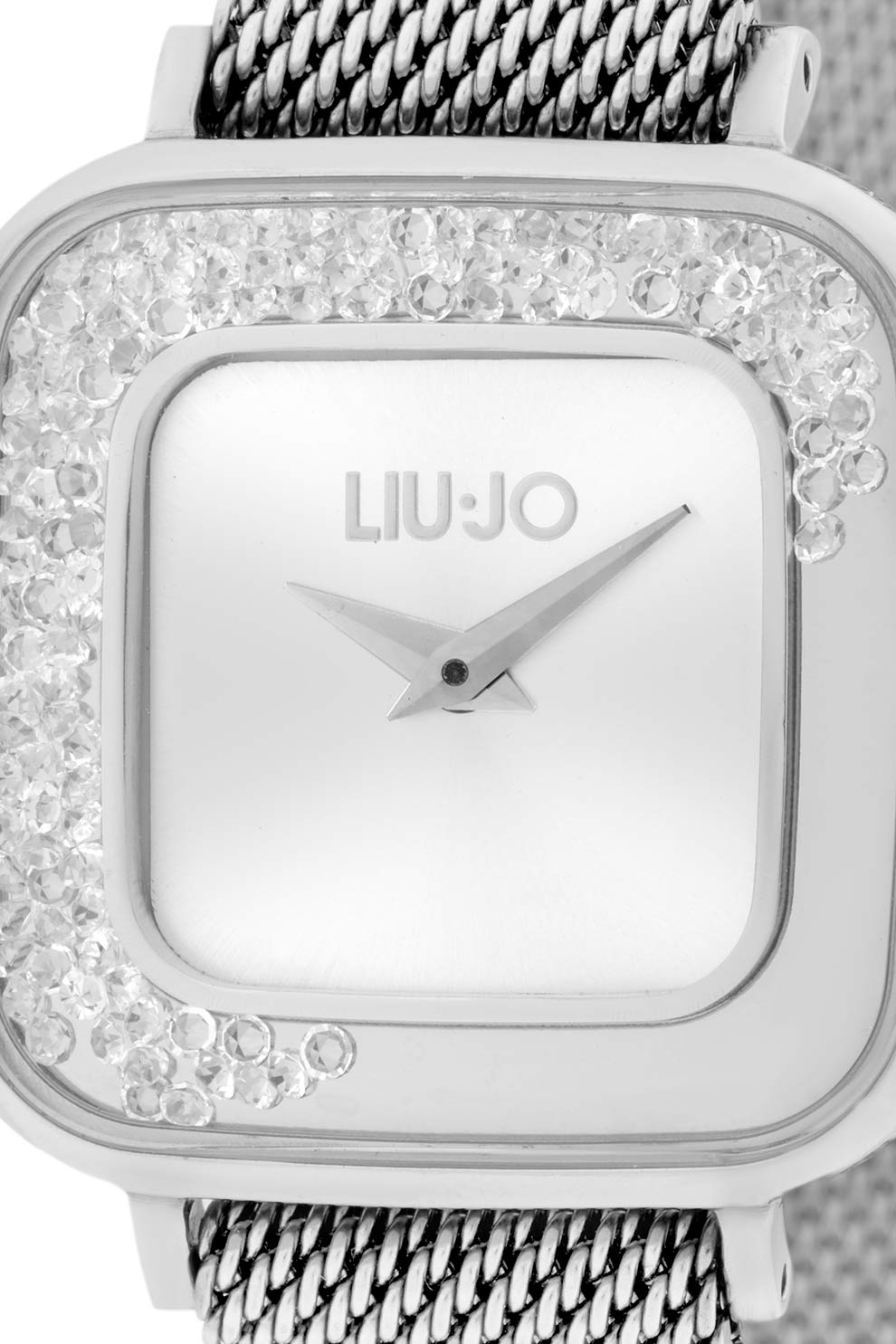 Liu Jo, Часовник от неръждаема стомана с мрежеста верижка, Сребрист ...