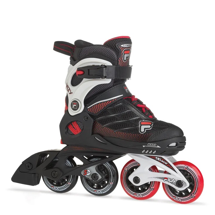 Role copii FILA Wizy Black/White/Red 35-38