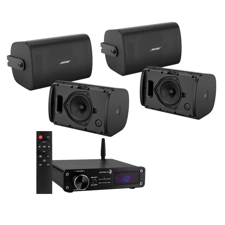 Sistem boxe negre Bose Freespace FS4SE, interior exterior