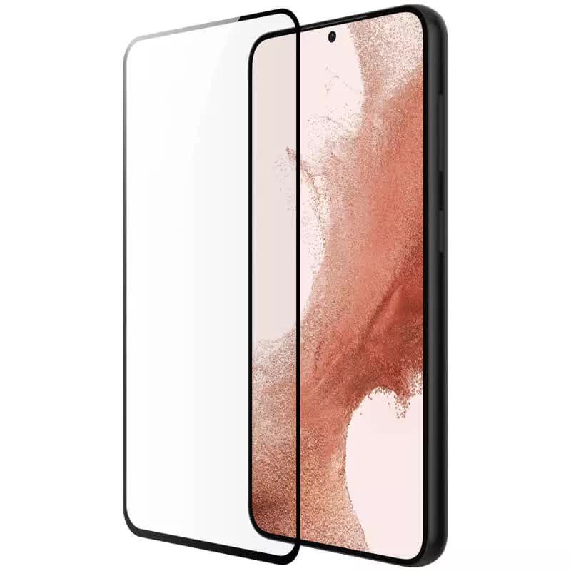 Folie protectie ecran, Pentru Samsung Galaxy S23 Plus, Rezistenta la socuri, Acoperire completa, Negru