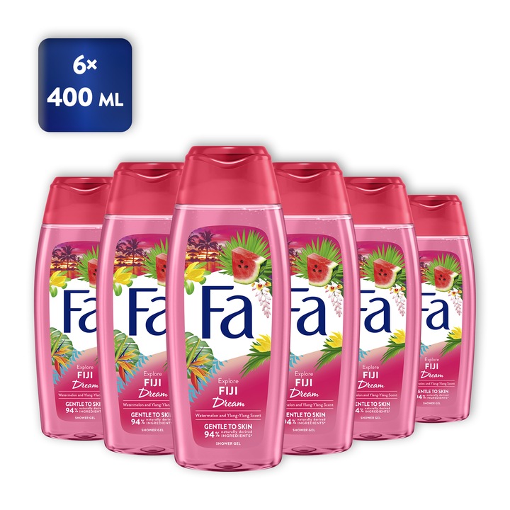 Fa tusfürdő, Island Vibes Fiji Dream, 6x400 ml