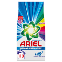 Detergent de rufe pudra Ariel Touch of Lenor Fresh Color, 8.25kg, 110 spalari