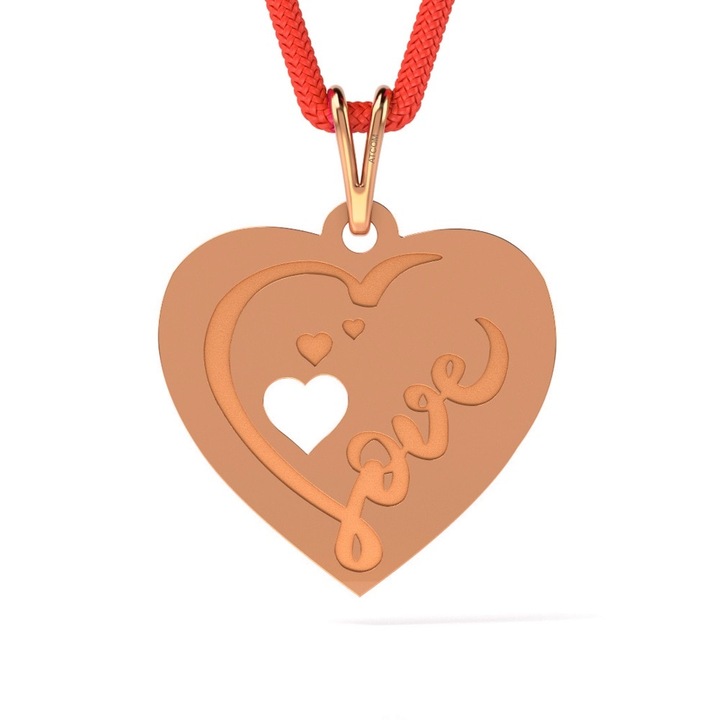 Rózsarany medál Love két zsinórral