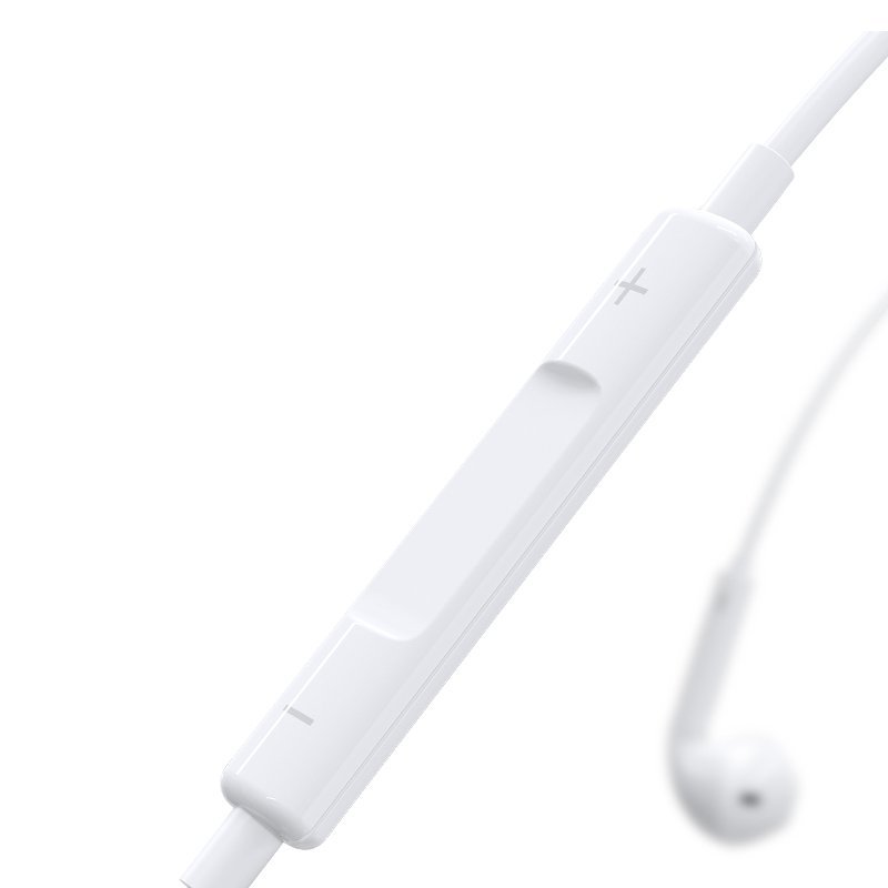 Casti audio Joyroom, compatibil Apple, microfon incorporat, lungime cablu 1.2m, alb
