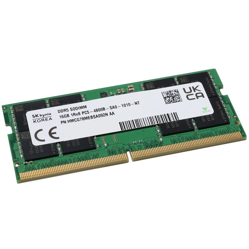 SK hynix 16GB×2 DDR5 SO-DIMM メモリー New SK Hynix 16GB DDR5 5600MHz PC5-44800 262-Pins 1RX8