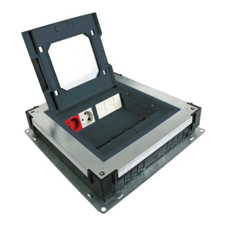 Doza de pardoseala in carcasa metalica - DLX, UBS-890-10