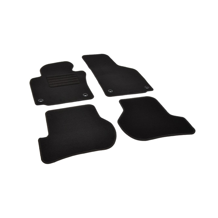Set 4 covorase mocheta Skoda Octavia 2 / Octavia Tour 2, 2004-2013, Rigum (sistem fixare oval)