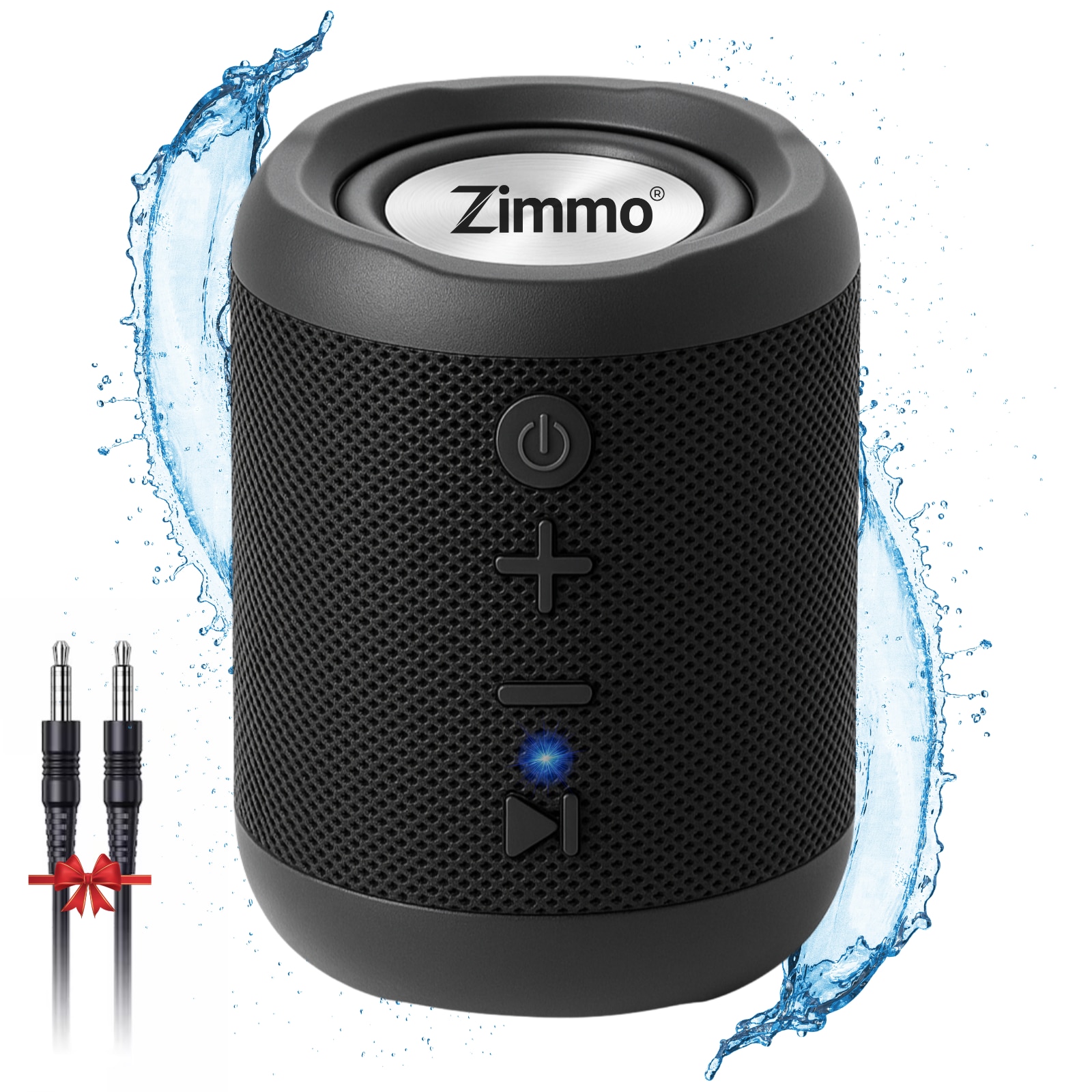 Boxa portabila bluetooth Zimmo® Boombox, Wireless, Radio FM, Bass