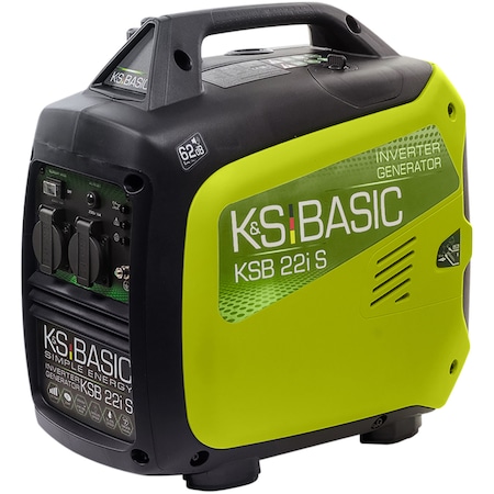 Generator curent tip invertor Konner&Sohnen KS BASIC, KSB 22i S, 2000 W, 2.7 CP, benzina, 4 l capacitate rezervor, silentios, portabil, pornire manuala, 2 x 16 А, bobinaj cupru