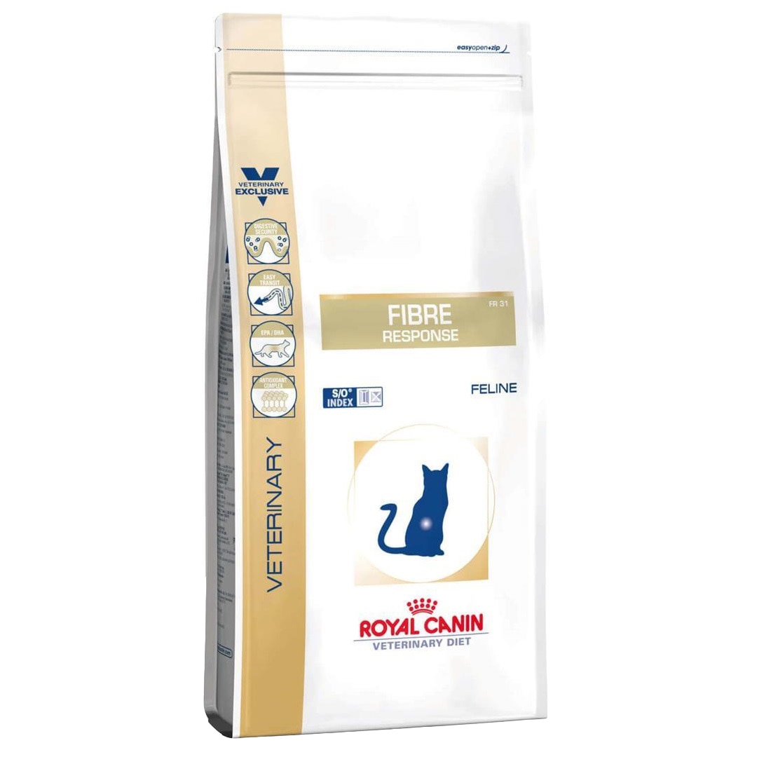 Hrana dietetica pentru pisici Royal Canin VD, Fibre Response, 4Kg