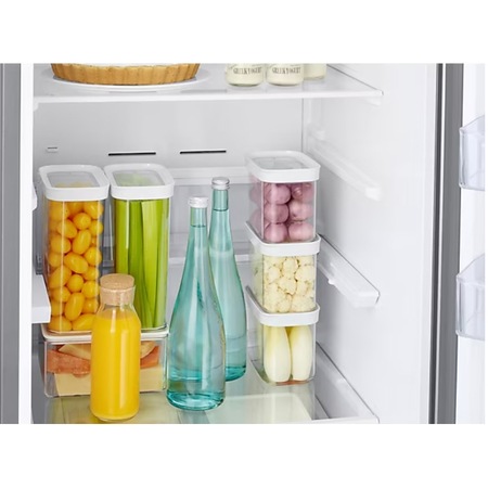 Combina frigorifica Samsung RB38C6B1DCE/EF, Bespoke, 390 l, Clasa D, Total No Frost, All Around Cooling, Compresor Digital Inverter, WiFi, AI Energy, H 203 cm, Bej