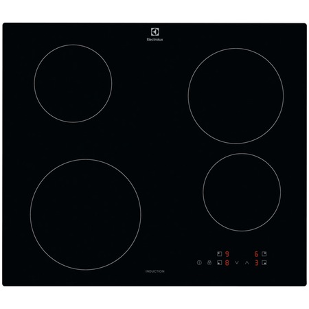 Plita incorporabila Electrolux LIB60424CK, Inductie, 4 zone de gatit, Control Touch, Booster, Blocare de siguranta pentru copii, 60 cm, Negru