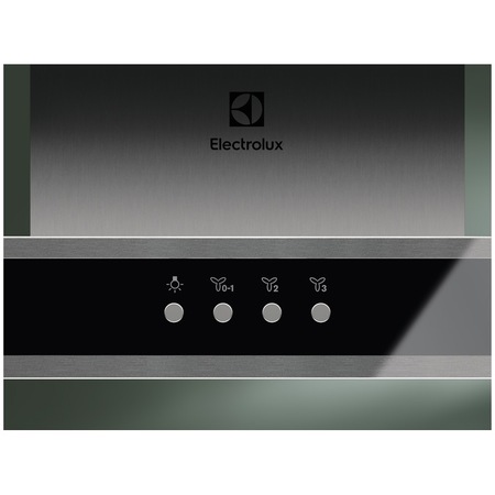 Hota incorporabila decorativa Electrolux LFT526X, Putere de absorbtie 600 mc/h, Filtre aluminiu lavabile, 60 cm, Inox