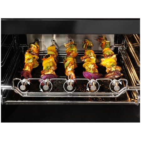 Aragaz Electrolux LKR540202X, Electric, Plita vitroceramica, 4 zone de gatit, Cuptor electric multifunctional, Clasa A, 50 cm, Inox