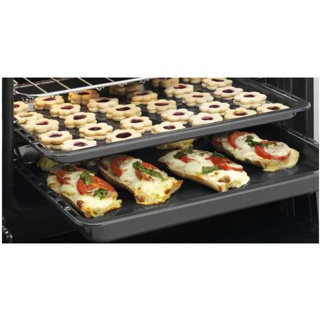 Aragaz Electrolux LKR540202X, Electric, Plita vitroceramica, 4 zone de gatit, Cuptor electric multifunctional, Clasa A, 50 cm, Inox