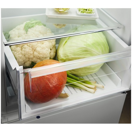 Frigider cu o usa Electrolux LRS2DE39X, 390 l, Control electronic, Indicator usa deschisa, Iluminare LED, Ventilator interior, Clasa E, h 186 cm, Inox antiamprenta